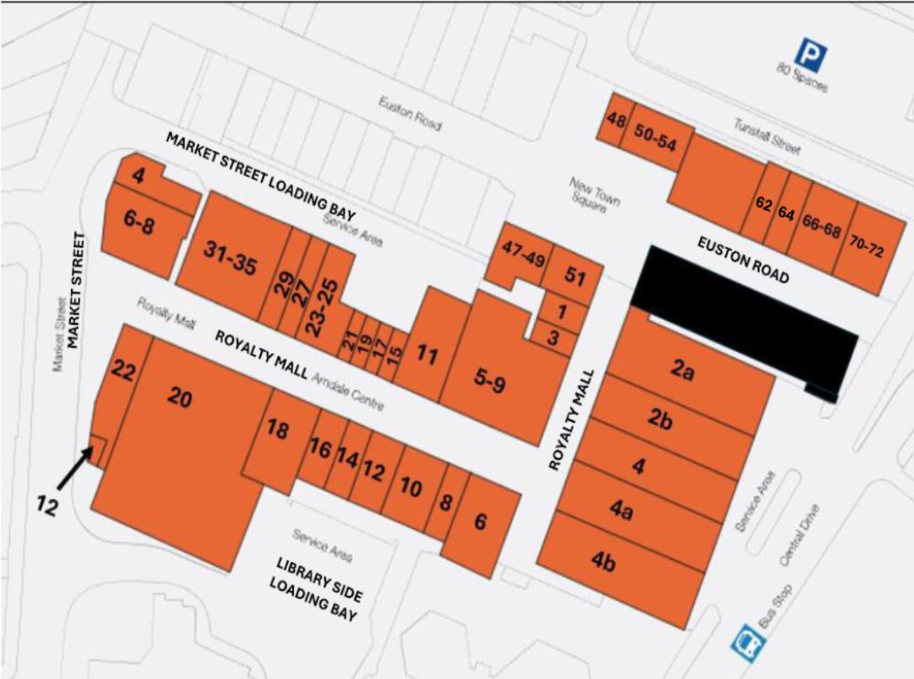 Town Central, Commercial Units